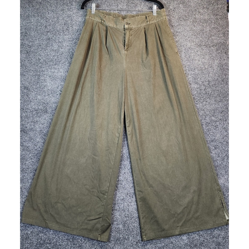 Halara Women Lyocell Wide Leg Palazzo Old Money Quiet Luxury Pants Size L